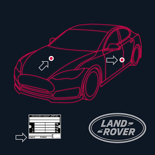 Lakier samochodowy do pistoletu Land Rover 1EV British Racing Green #5 Satin