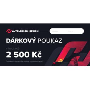 Bon upominkowy 2500 CZK