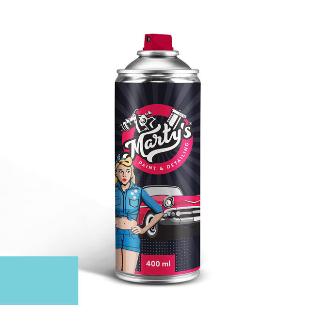Lakier motocyklowy w sprayu PIAGGIO P404 Celeste