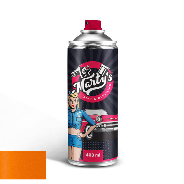 Lakier samochodowy w sprayu Renault F1 ORANGE