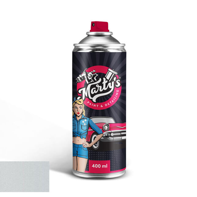 Lakier samochodowy w spray Mercedes 134 BERGKRISTALL WEISS MET