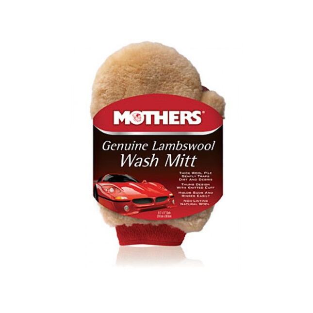 Mothers Genuine Lambswoll Wash Mitt / Dwustronna rękawica do mycia wykonana z prawdziwej wełny jagni