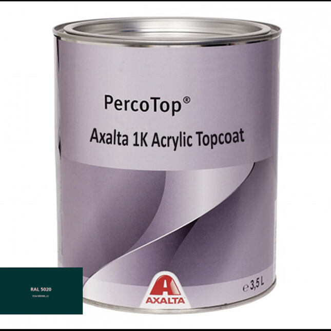 Farba akrylowa Axalta 1K RAL 5020 5°lesku