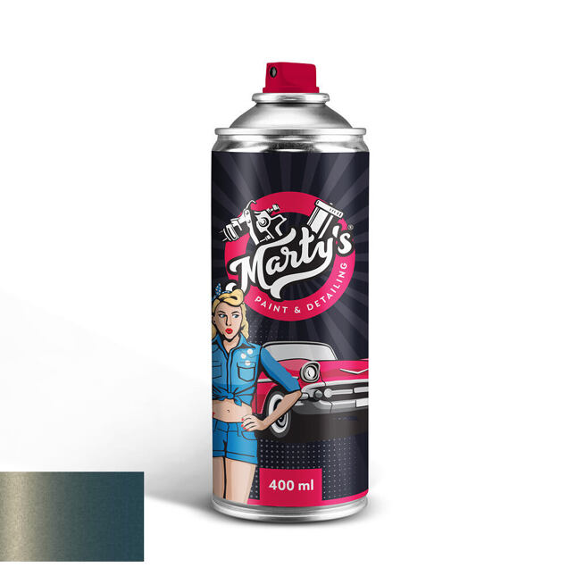Lakier samochodowy w sprayu Peugeot 1395 BLEU ARGENTE