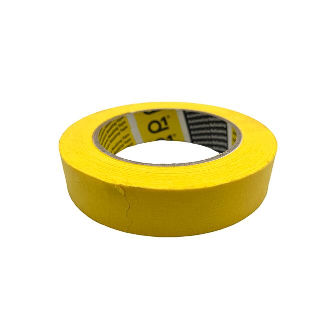 Taśma maskująca Q1 Premium 24 mm x 50 m 110°C Żółta