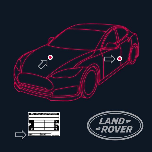 Lakier samochodowy do pistoletu Land Rover 1EV British Racing Green #5 Satin