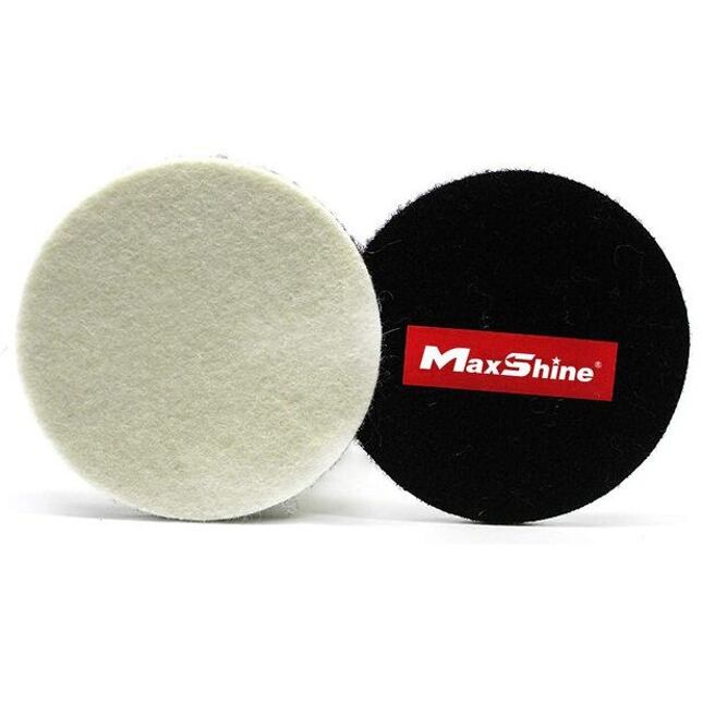 Gąbka polerska MaxShine Wełna szklana 80x5mm 2 szt./opakowanie