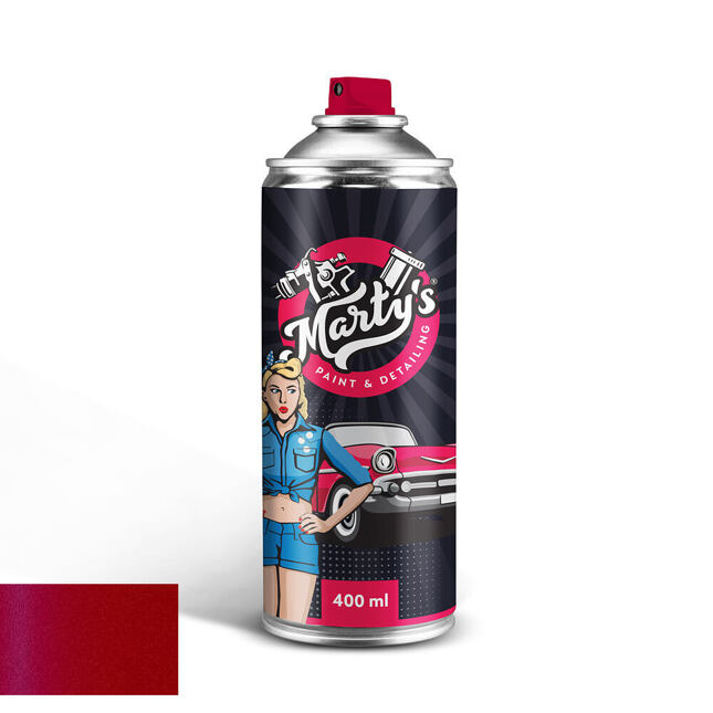 Lakier motocyklowy w sprayu Honda 315 PEARL RUBELLUS RED 2szt/opak