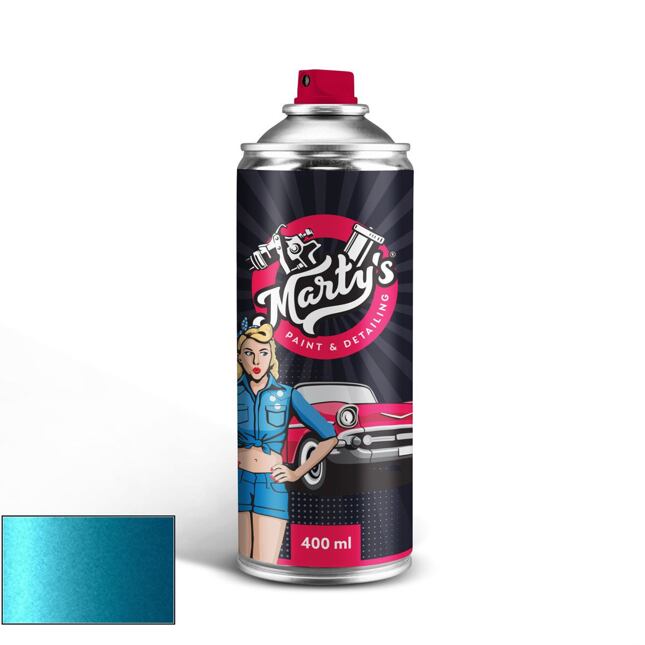 Lakier samochodowy w sprayu Daewoo 1QU Ocean blue