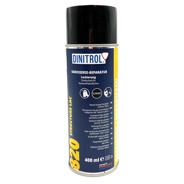 Dinitrol 820 Struktura do plastiku Czarny 400ml