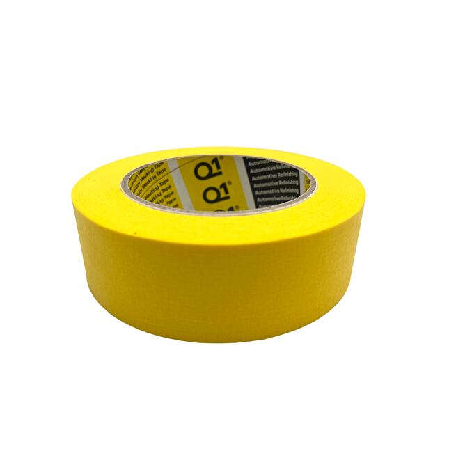 Taśma maskująca Q1 Premium 36 mm x 50 m 110°C Żółta