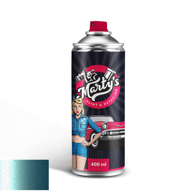 Lakier samochodowy w sprayu Toyota 754 PARADISE/TURQUOISE BLUE