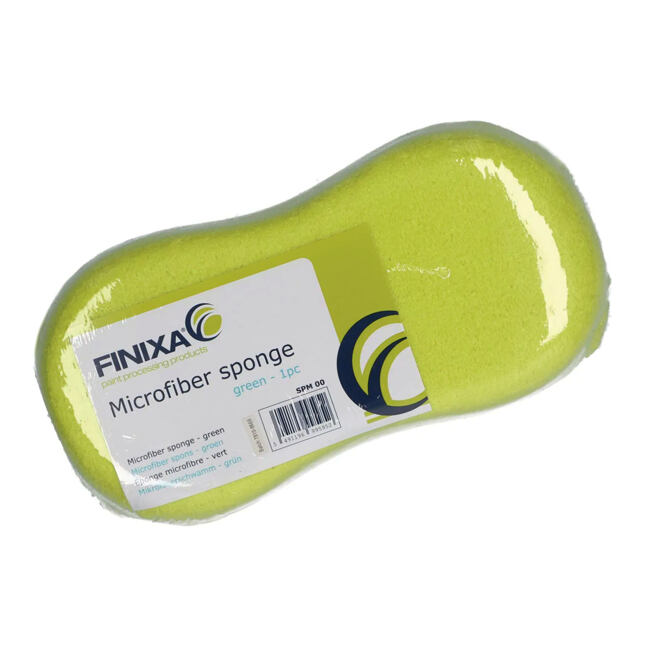 Gąbka do mycia Finixa z mikrofibry – zielona