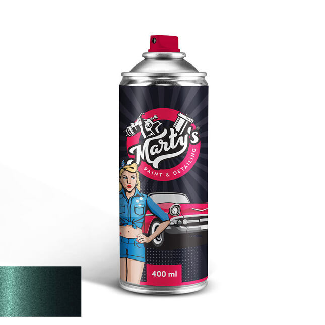 Lakier samochodowy w sprayu Opel 871 BASALTGRUEN MET
