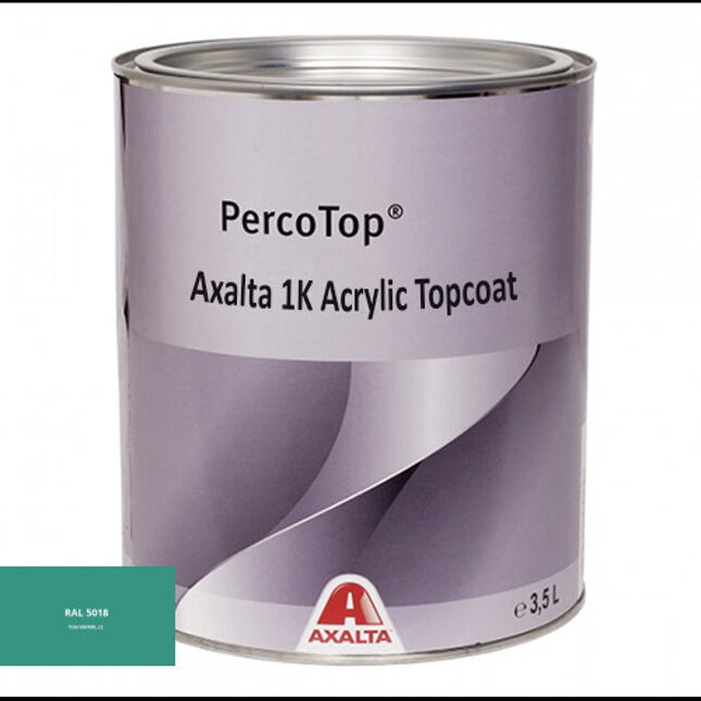 Farba akrylowa Axalta 1K RAL 5018 5°lesku