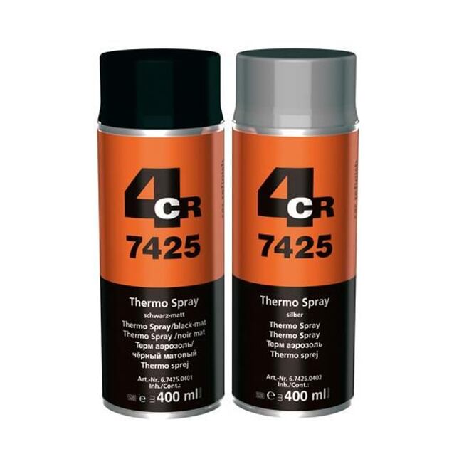 4CR Thermo spray 800°C Srebrny 400ml